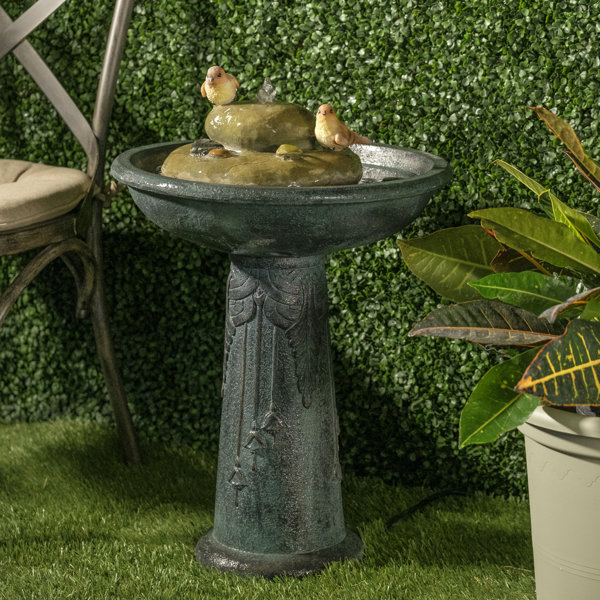 Running Water Bird Bath Wayfair